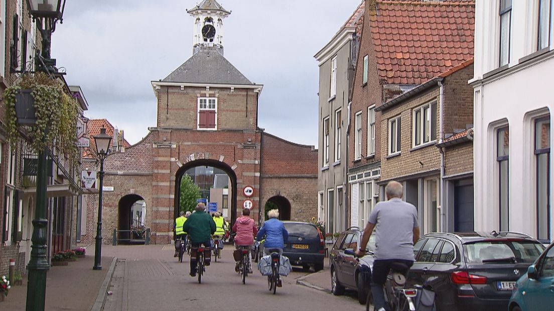Aan de 40 kilometer lange fietstocht deden 70 mensen mee.