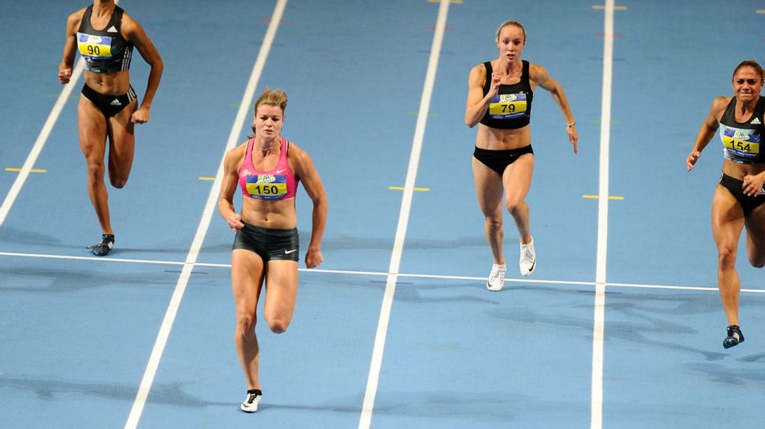 Dafne Schippers op een vorig EK