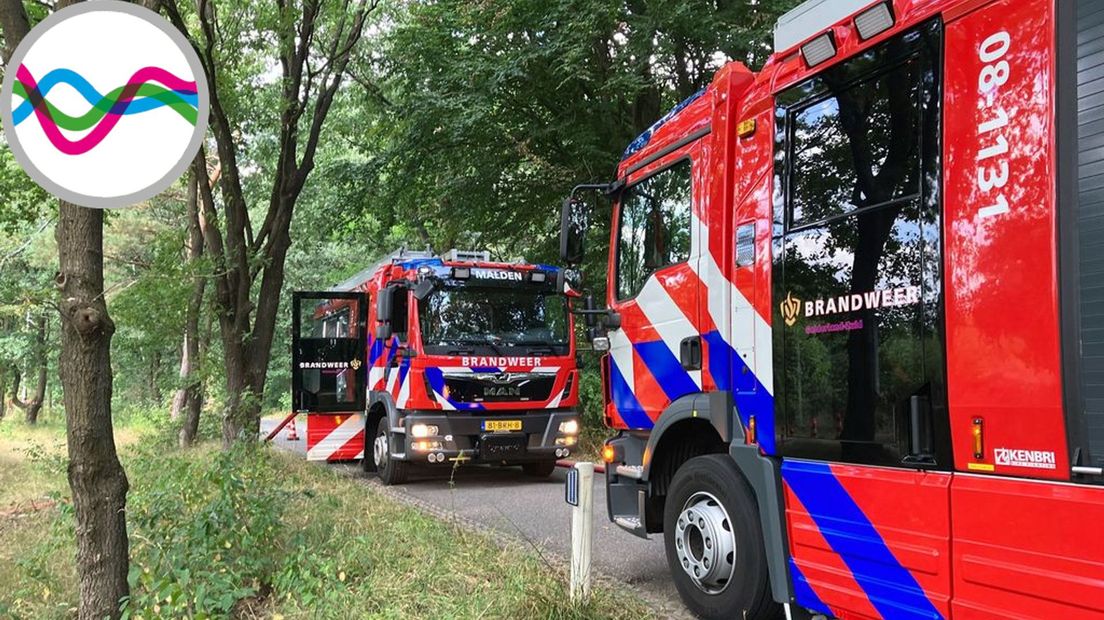 Bosbrand in Groesbeek