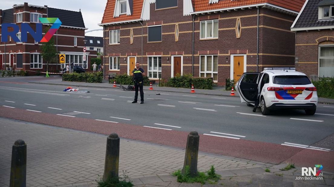 Het ongeluk gebeurde op de Weurtseweg ter hoogte van de Waterstraat