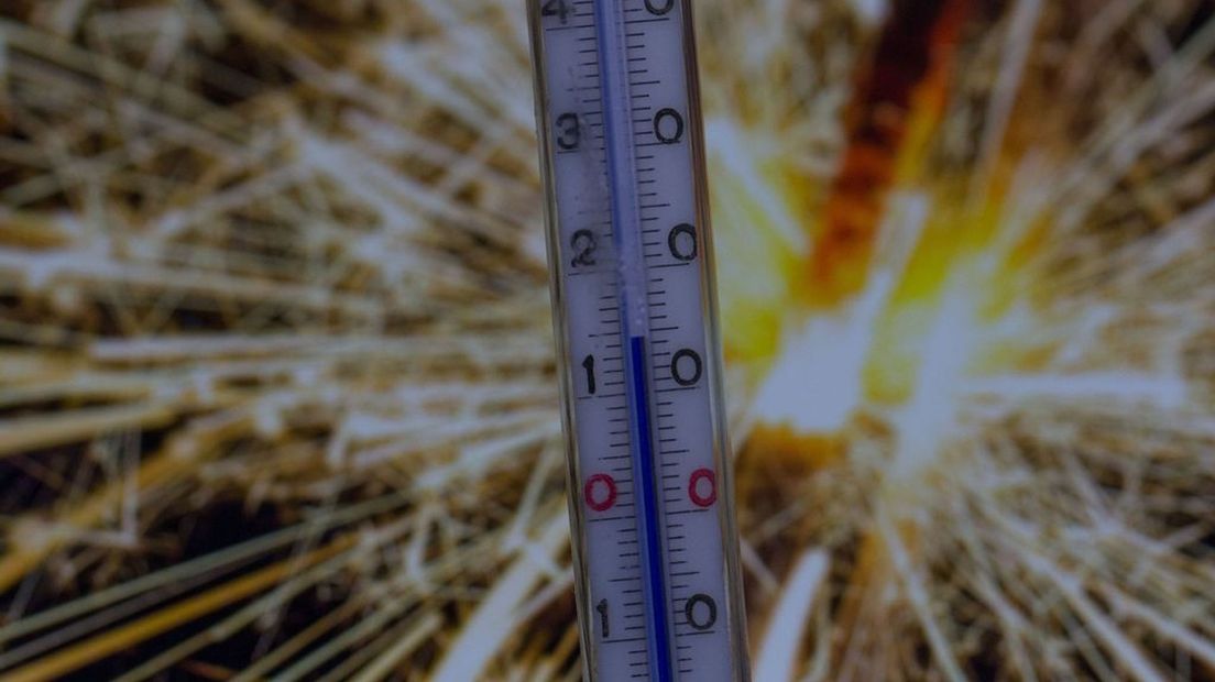 Het wordt de warmste jaarwisseling van het decennium, maar ook een natte en winderige oudjaarsdag.