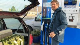 Wim rijdt zwetend met lege tank naar Duitsland: '96 liter, dat is de moeite waard'