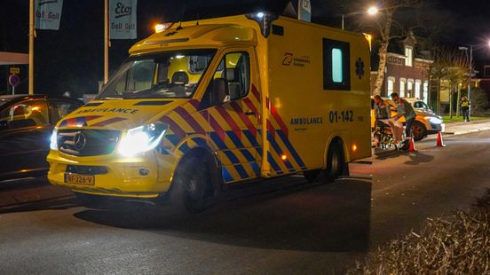 Fietser raakt gewond bij ongeluk in Paterswolde.