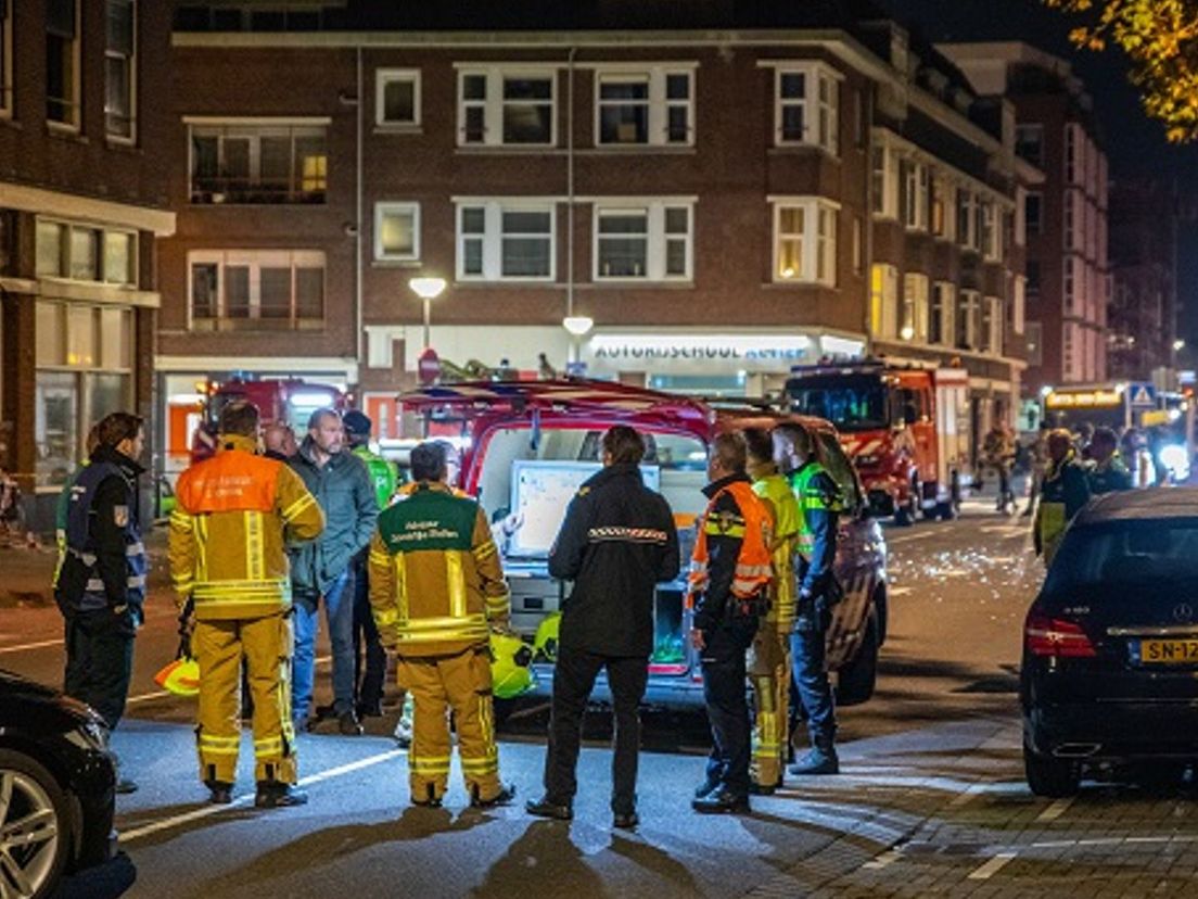 De ontploffing was op de eerste verdieping van het pand