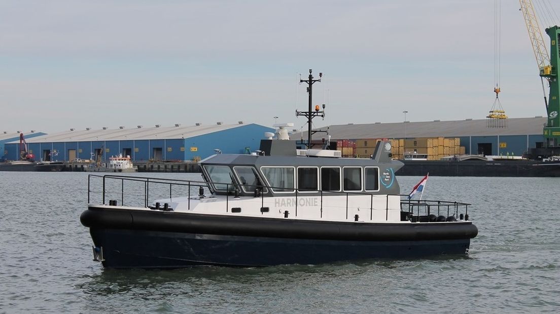 Peilboot 'Harmonie' van North Sea Port