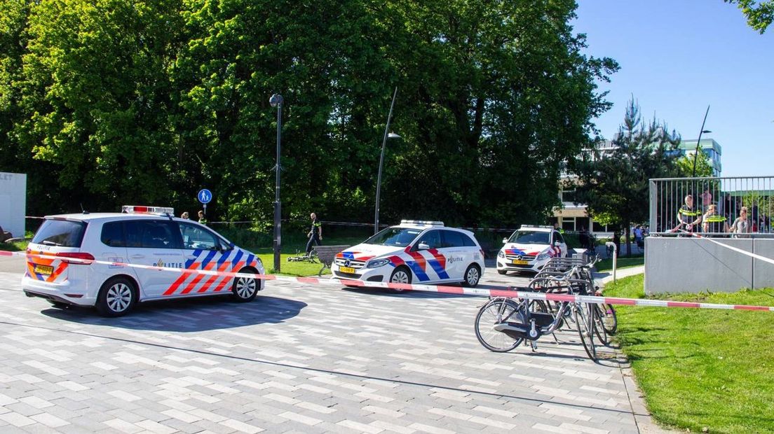 Steekpartij Emmen Raadhuisplein Skatebaan