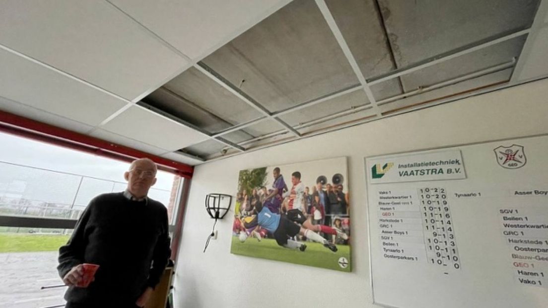 Jacob Arends in de kantine van GEO