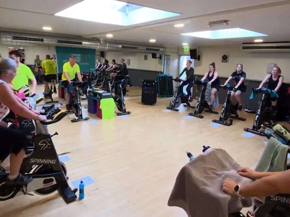 De spinningmarathon