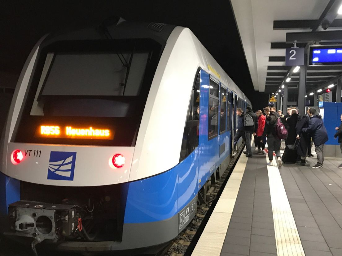 Deze trein moet rijden op het traject tussen Emmen en Rheine (Rechten: RTV Drenthe / Serge Vinkenvleugel)