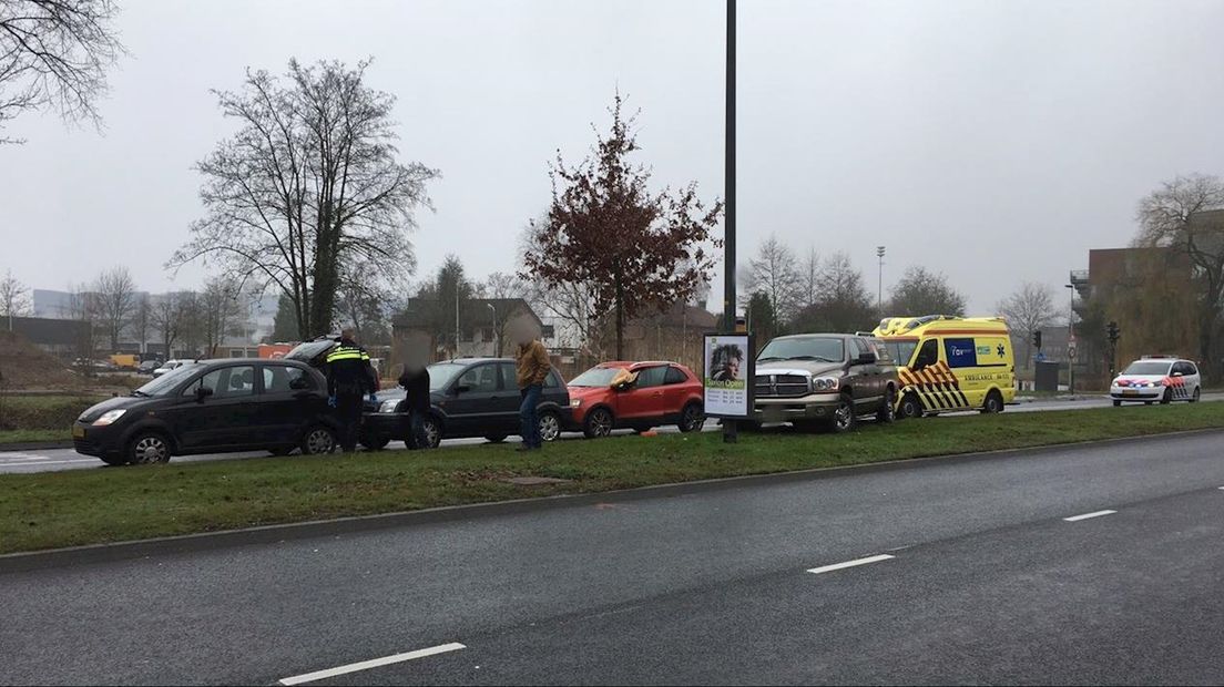 Kop-staartbotsing op de Snipperlingsdijk