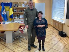 Burgemeester Dijksma bezoekt Oekraïne: 'Ik wil vanuit Utrecht hulp blijven aanjagen'