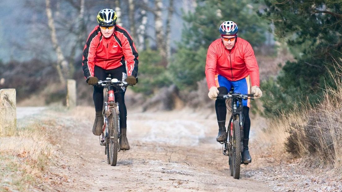 Mountainbikers in het Rijk van Nijmegen