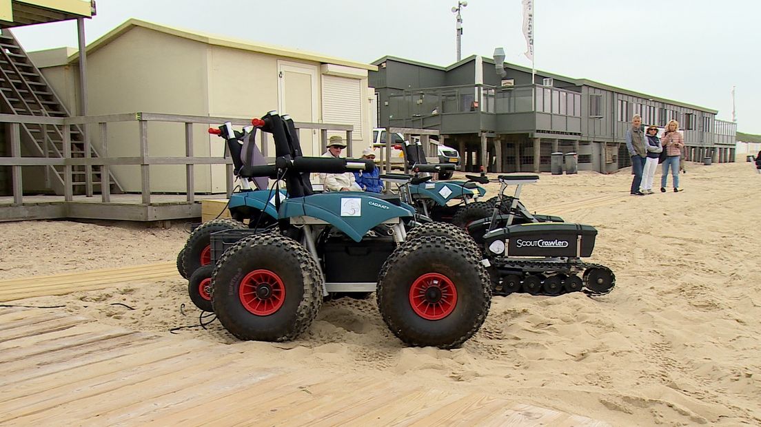 Transportmiddelen voor op het strand