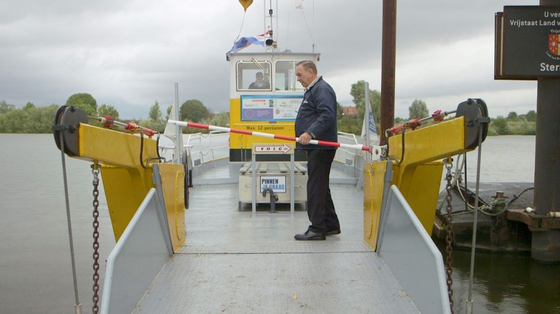 Het pontje Ravenstein-Niftrik.