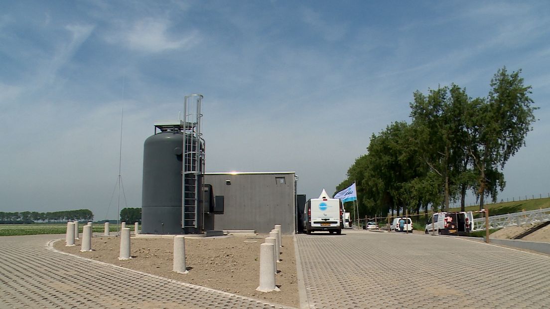 Door het nieuwe innamestation bij Stad aan 't Haringvliet is Schouwen-Duiveland verzekerd van zoet drinkwater