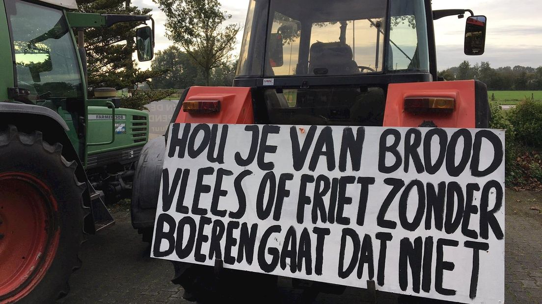 Boerenprotest in Zwolle