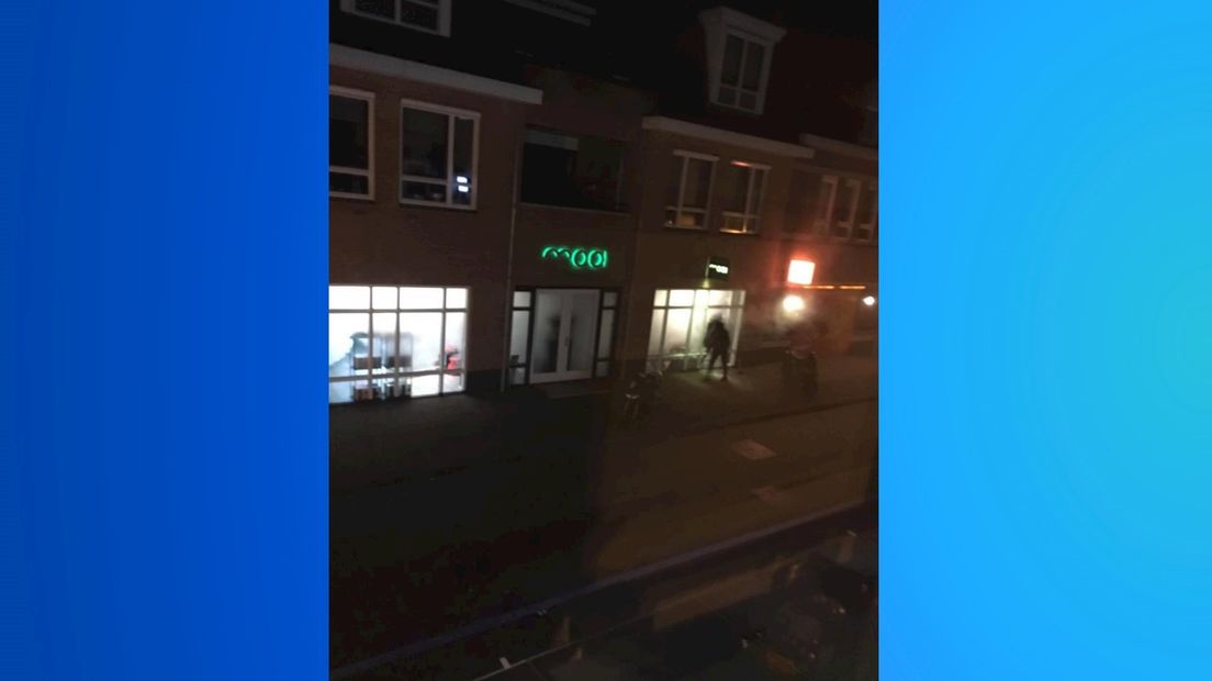 Ooggetuige maakte deze foto van de snelkraak