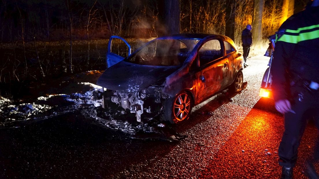 Autobrand in Olst