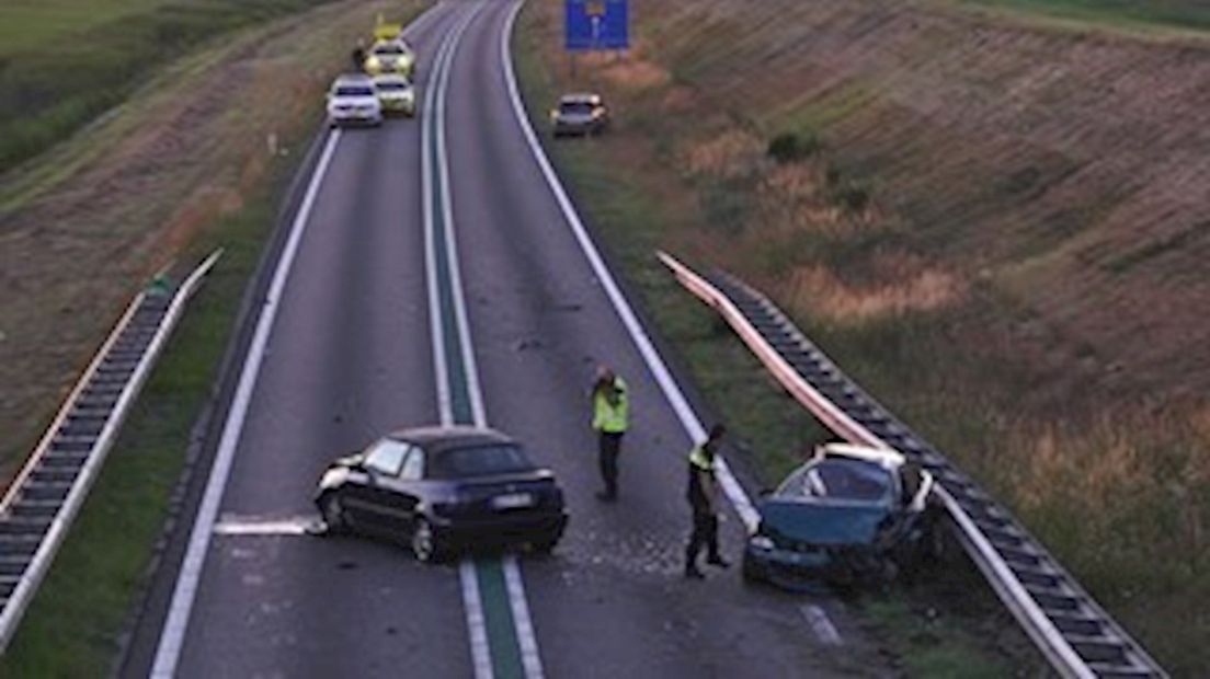 Ongeluk op N50 bij Kampen in juni 2015