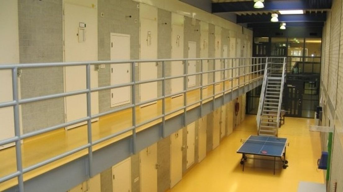 Cellen in de gevangenis Torentijd in Middelburg (archief)