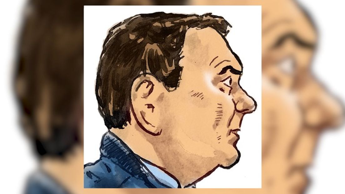 De pianostemmer. Tekening: Aloys Oosterwijk