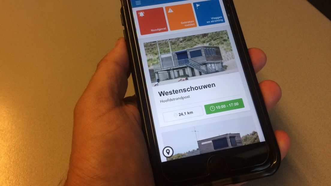 De strandapp wordt vanavond officieel gelanceerd.