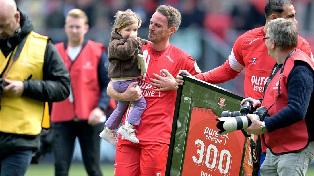 Wout Brama na zijn 300e wedstrijd
