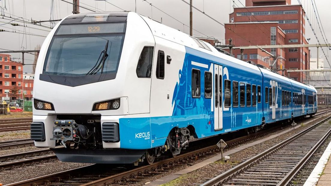 Een trein van Keolis.