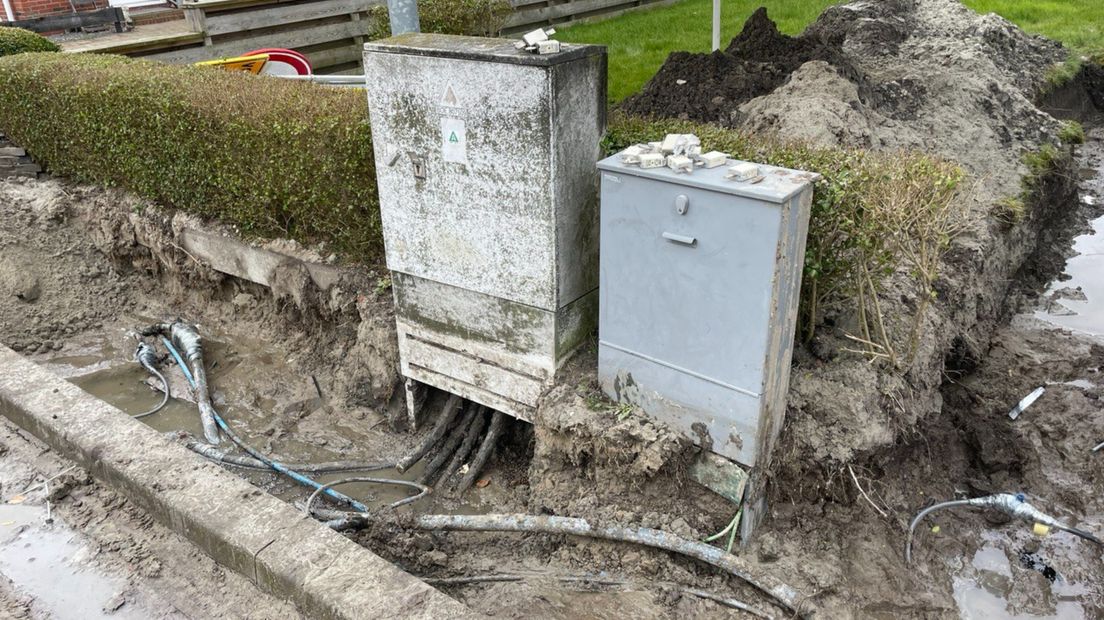 Eén op de drie straten in Groningen moet open voor de verbetering van het stroomnet