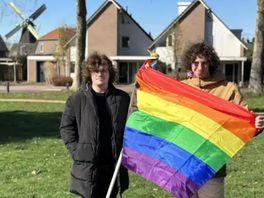 Zutphen krijgt regenboogpad dankzij Jelle en Jesse