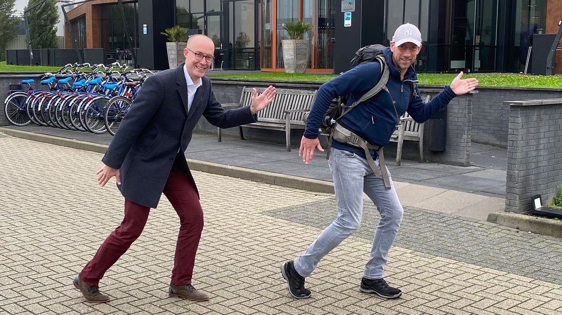 Erik-Jan Ginjaar (l) en Alain Schepers (r)