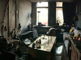 Jonge ouders met schrik vrij na heftige woningbrand: 'Het had heel anders kunnen aflopen'