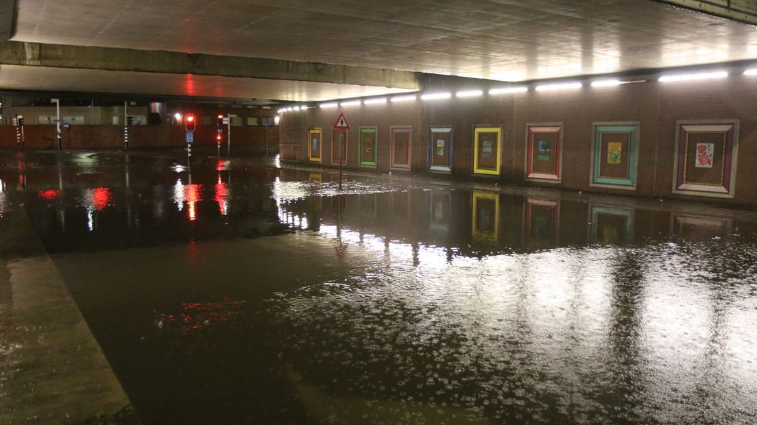 De Put bij de Vaillantlaan in Den Haag stond onder water
