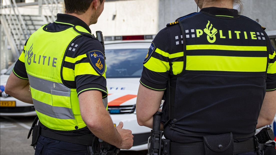 Politie kleding en logo