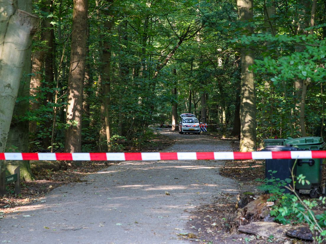 De EOD en politie ruimen explosieven in het Kralingse Bos op (Bron: MediaTV - Joey Heijstek)