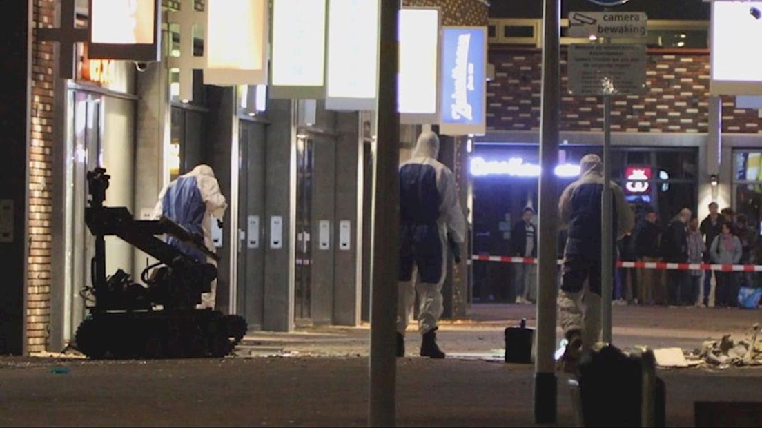 Onderzoek na de plofkraak in winkelcentrum Keizerslanden
