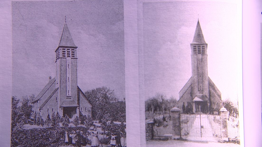 In 1918 (links) werd de Bethelkerk voor het eerst in gebruik genomen