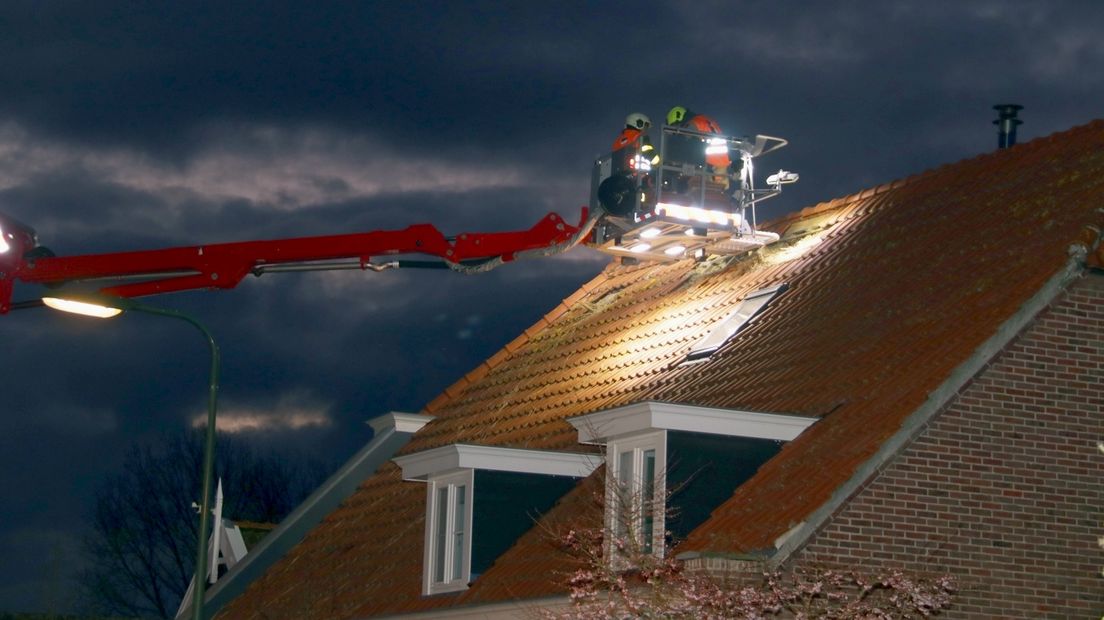 Lastige woningbrand in Stavenisse