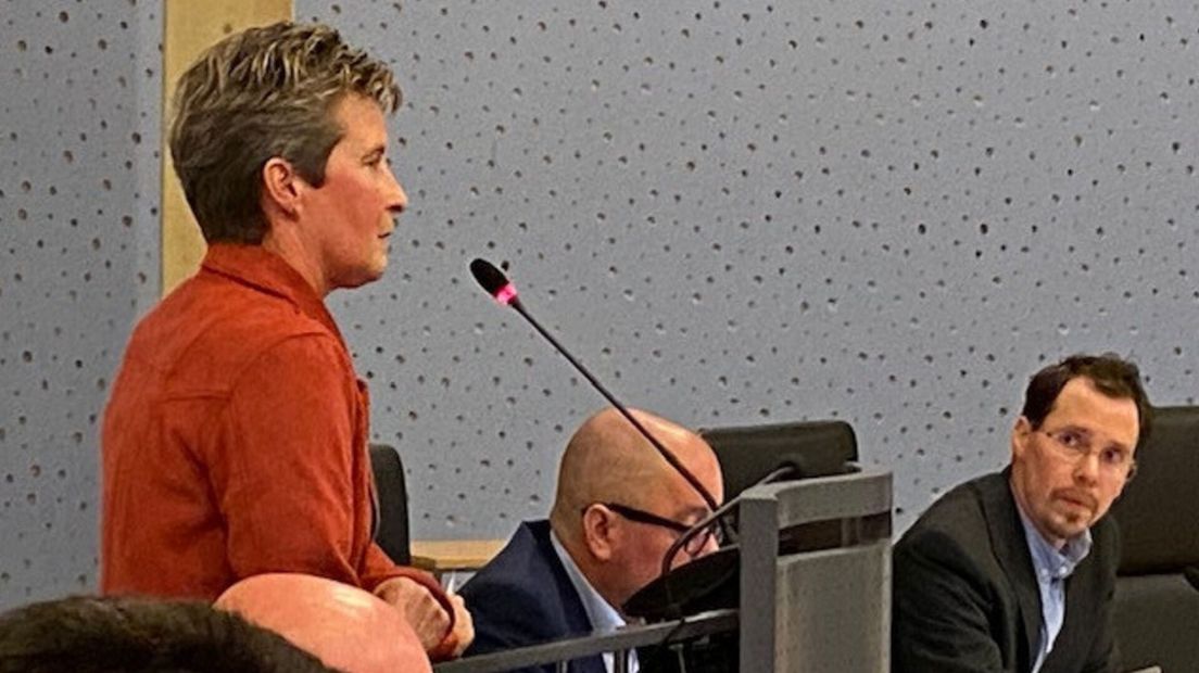 Eén van de insprekers over de verkeersoverlast in Grijpskerke en Aagtekerke