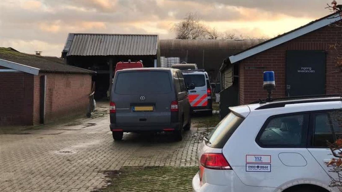 Politie-onderzoek na de vondst in 2020 in Vragender.