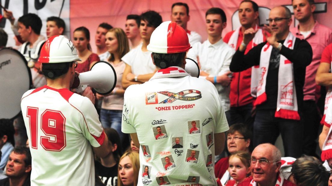TOP werd tegen DSC gesteund door honderden supporters