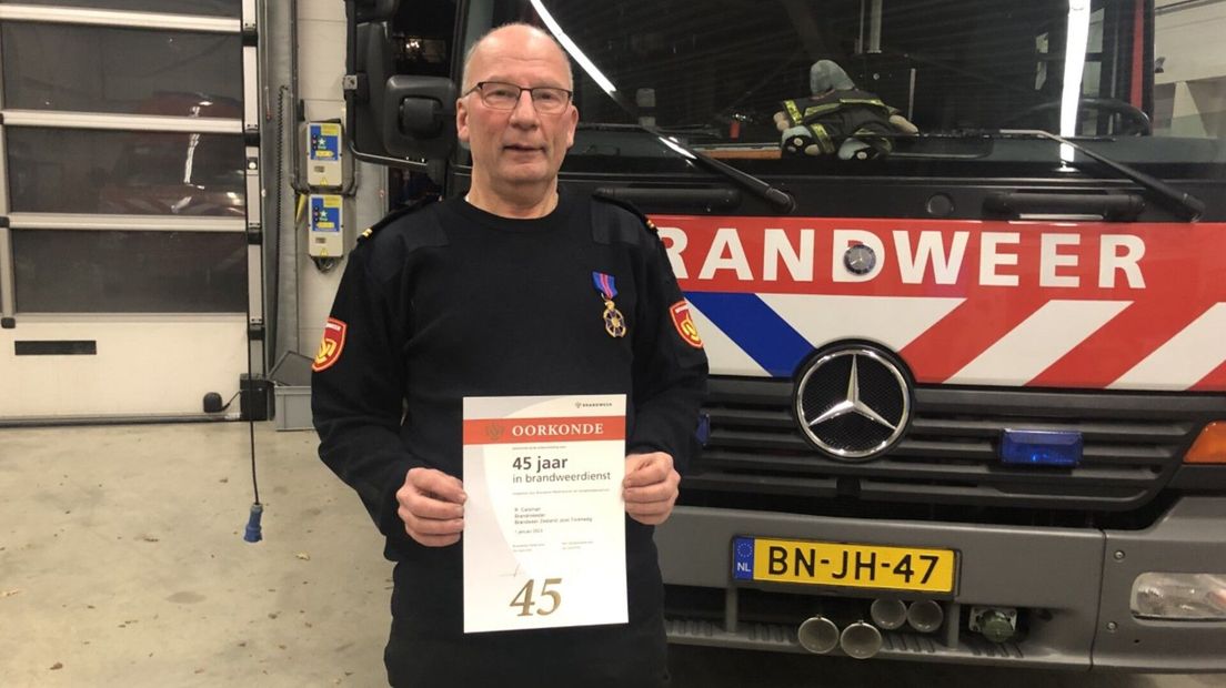 Brandweerman Ron Catsman uit Middelburg
