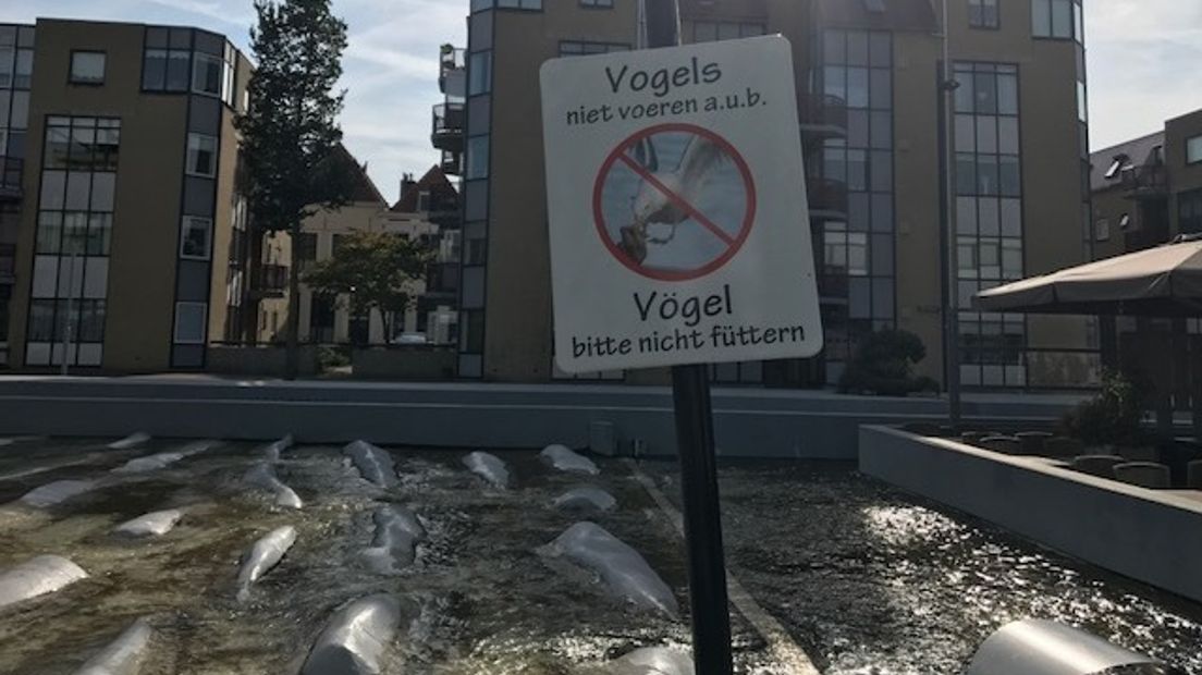 De gemeente Vlissingen hing vorig jaar al verbodsborden op.