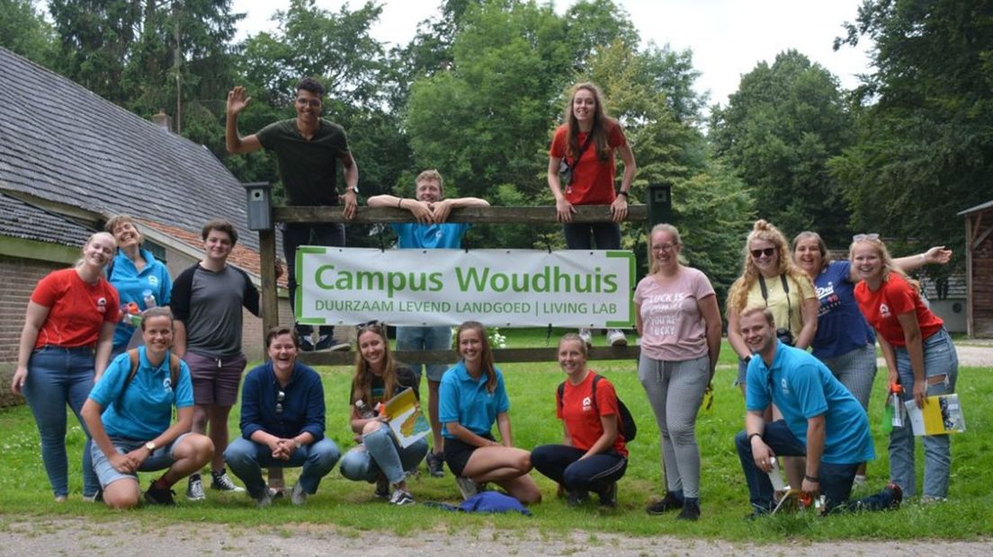 De vrijwilligers zetten zich in bij Campus Woudhuis.