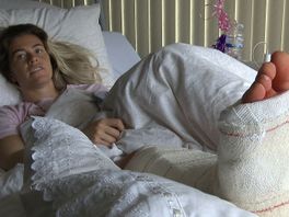 Motorcrosser Nancy van de Ven had 'ziek veel pijn', maar is inmiddels weer thuis