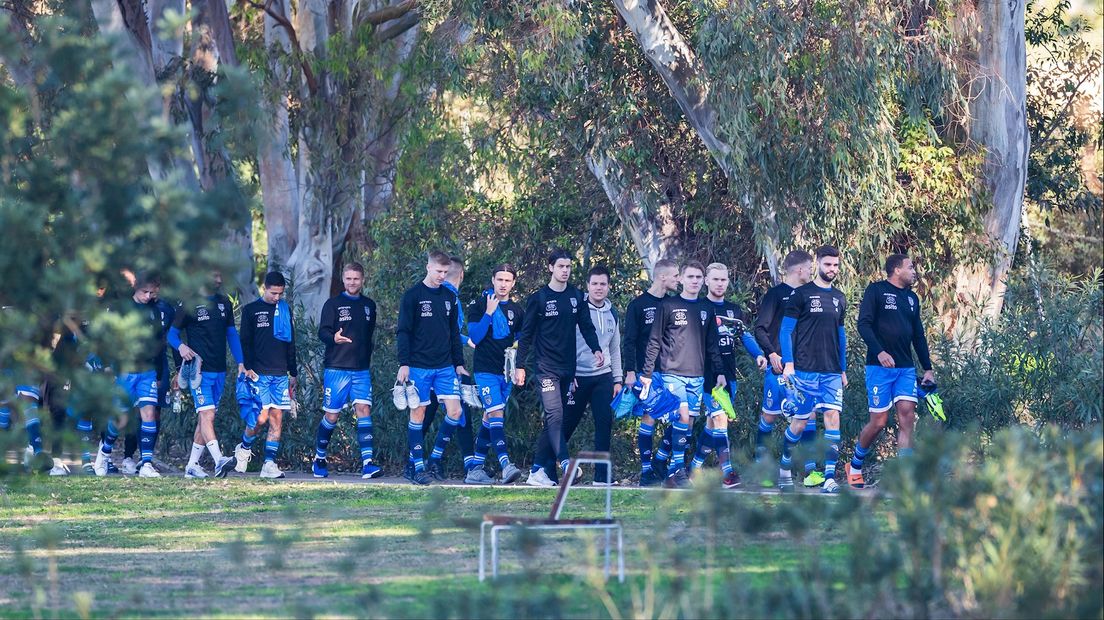 Heracles op trainingskamp in Cadiz