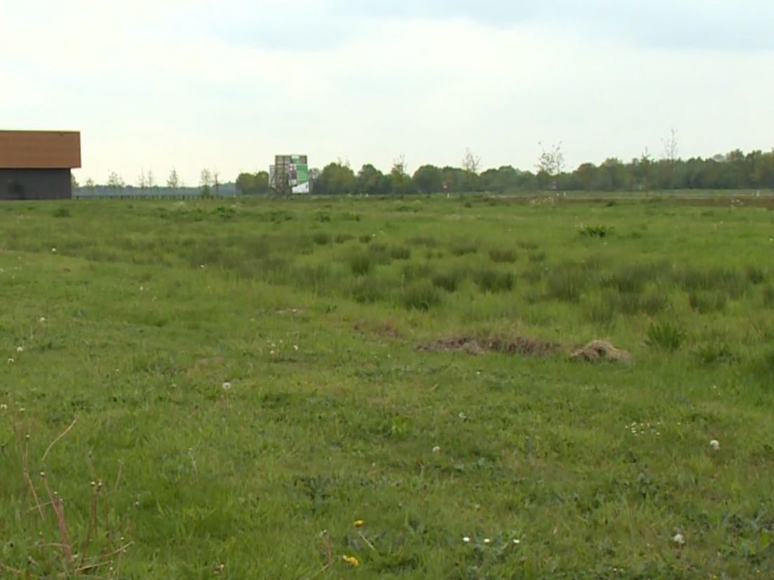 Hier had het azc in Gieten moeten komen (Rechten: RTV Drenthe)