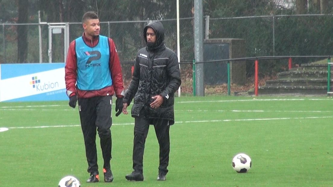 Mikael Dyrstam haakte vorige week af op de training