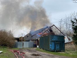 Brand in woning met asbest in Twijzelerheide