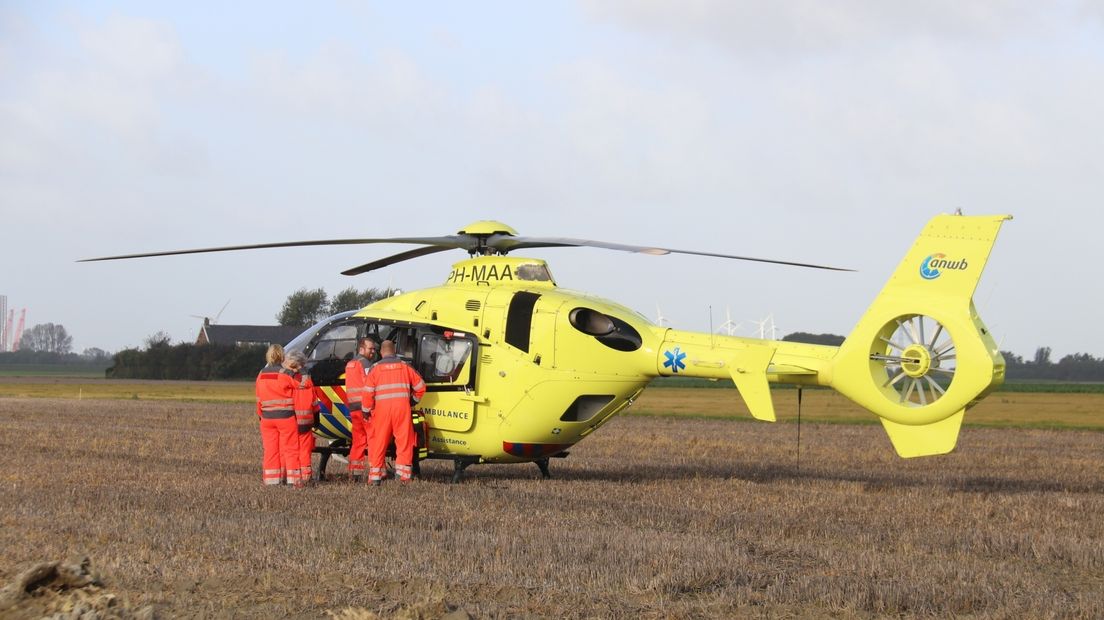 Man gewond bij arbeidsongeluk langs N62